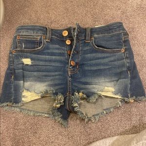 american eagle super stretch shorts